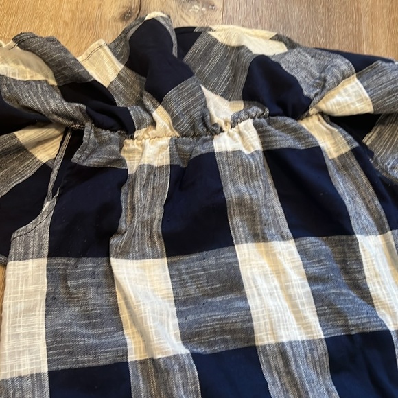 Ditzy Daizy navy white Medium off shoulder dress - Picture 5 of 7